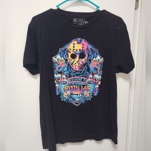 Men’s Black Graphic T-Shirt - Camp Crystal Lake